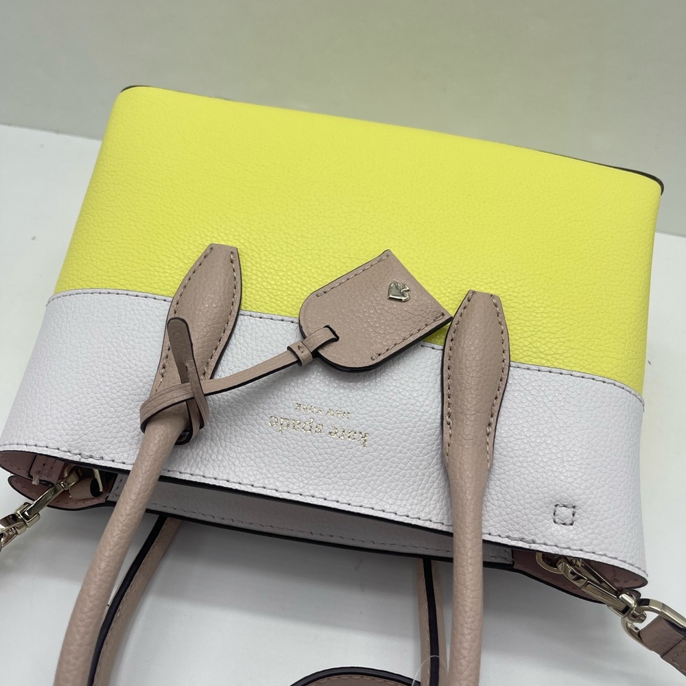 Kate Spade Eva Colorblock Small Top Zip Satchel Crossbody 
Limelight Multi 
NWT - Picture 12 of 16